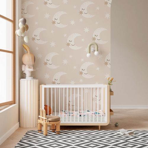 Papier peint contemporain - MOONY - rimura Srl - en textile non-tissé / en fibre de verre / en polyester