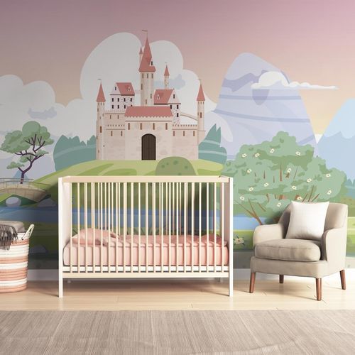Papier peint contemporain - LOFTY CASTLE - rimura Srl - en textile non-tissé / en fibre de verre / en polyester