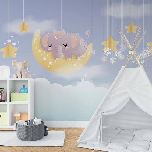 Papier peint contemporain - ELLIE - rimura Srl - en textile non-tissé / en fibre de verre / en polyester