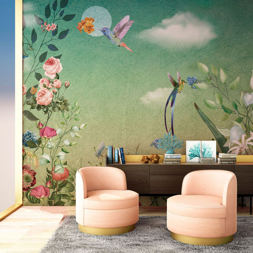 Papier peint contemporain - CORINTHIA - rimura Srl - en textile non-tissé / en fibre de verre / en polyester