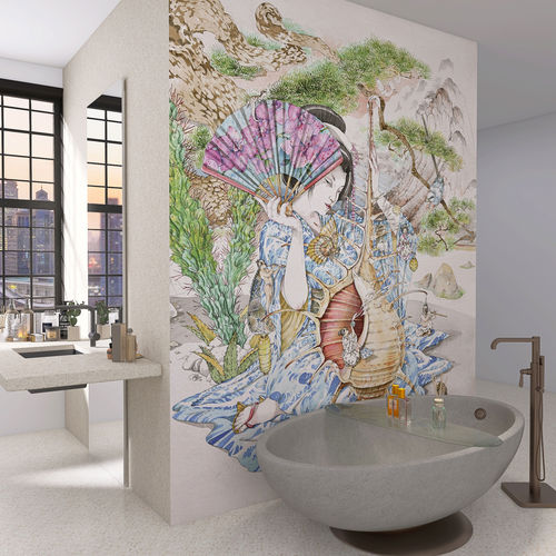 Papier peint contemporain - POPEN - rimura Srl - en fibre de verre / en polyester / en vinyle