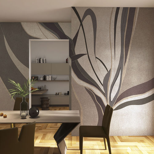 Papier peint contemporain - RIBBON - rimura Srl - en textile non-tissé / en fibre de verre / en polyester