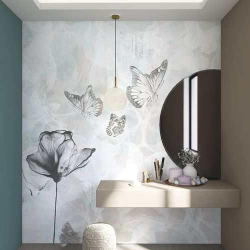 Papier peint contemporain - BACIO - rimura Srl - en textile non-tissé / en fibre de verre / en polyester