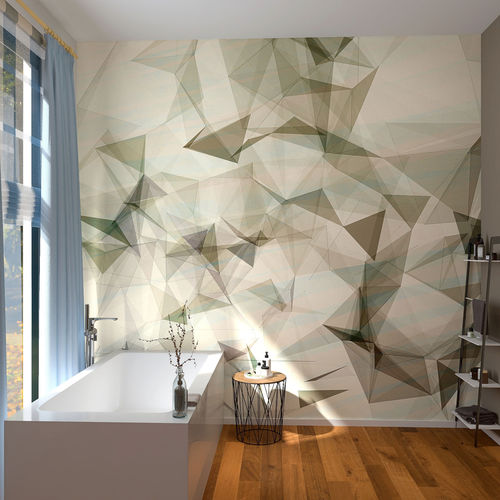 Papier peint contemporain - DIAMANTE - rimura Srl - en tissu / en fibre de verre / en polyester