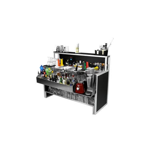 Comptoir de bar - Basic 150 - Omega Station srl - à cocktail / en aluminium / en acier inoxydable