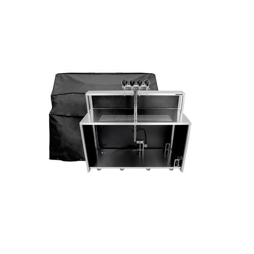 Comptoir de bar - MOBILE - Omega Station srl - avec distributeur de bière / en acier inoxydable / en aluminium