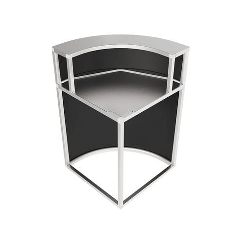 Comptoir de bar - Deus 7 O110000 - Omega Station srl - en acier inox / en aluminium / courbé