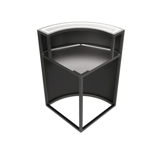 Comptoir de bar - Deus 7 O111000 - Omega Station srl - en acier inox / en aluminium / d'angle