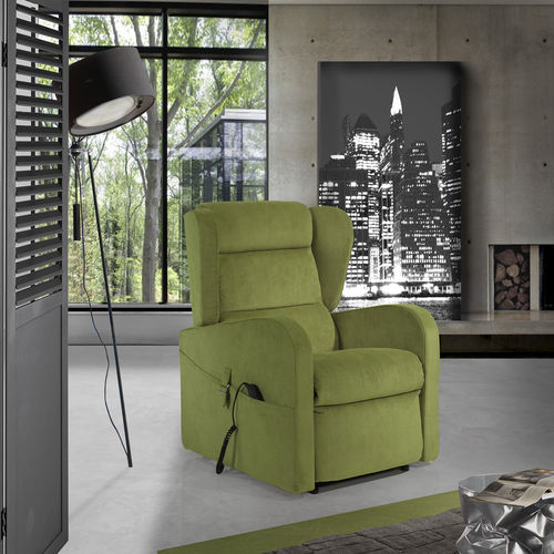 Fauteuil relax contemporain - Candy - IL BENESSERE - en cuir / en tissu / en fer