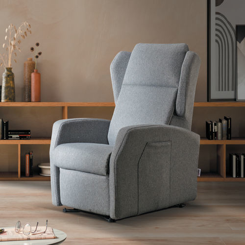 Fauteuil relax contemporain - Lory - IL BENESSERE - en cuir / en tissu / en fer