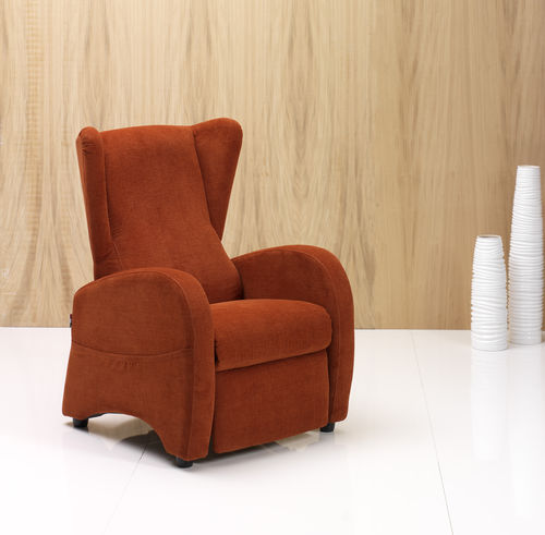 Fauteuil relax contemporain - Minnie - IL BENESSERE - en cuir / en tissu / en fer