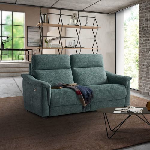 Canapé contemporain - Dandy - IL BENESSERE - en tissu / en cuir / avec accoudoirs
