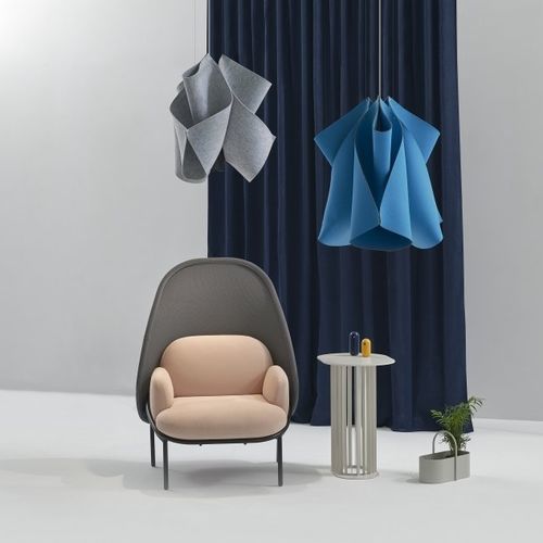 Lampe en feutre acoustique - LILY - flexxica - suspension / en tissu / en feutre