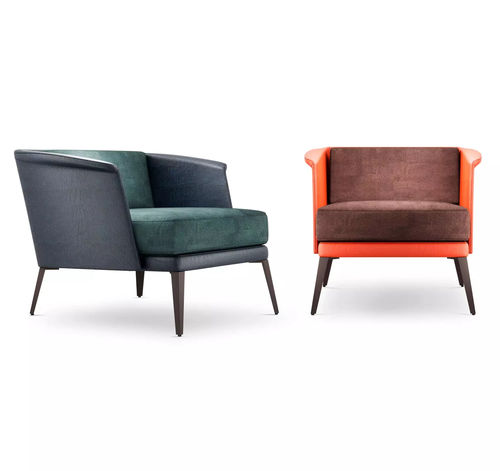 Fauteuil contemporain - HARVEY  - LILIPOPART - en tissu / en sapin / avec coussin amovible