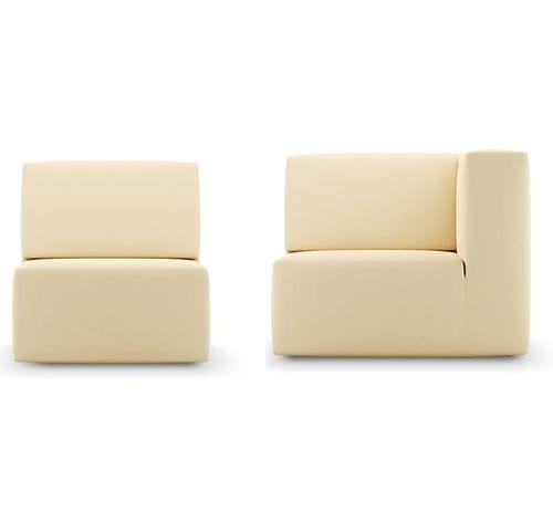 Canapé contemporain - CUBA  - LILIPOPART - en tissu / modulable / beige