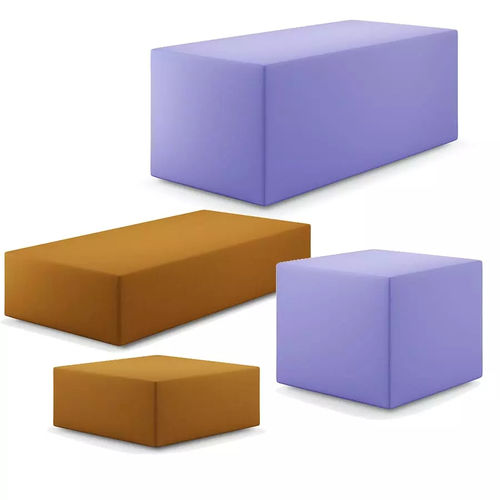 Pouf contemporain - CUBA  - LILIPOPART - en tissu / rectangulaire / modulable