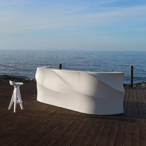 Comptoir de bar - WAVE  - LILIPOPART - à cocktail / en PE / en aluminium anodisé