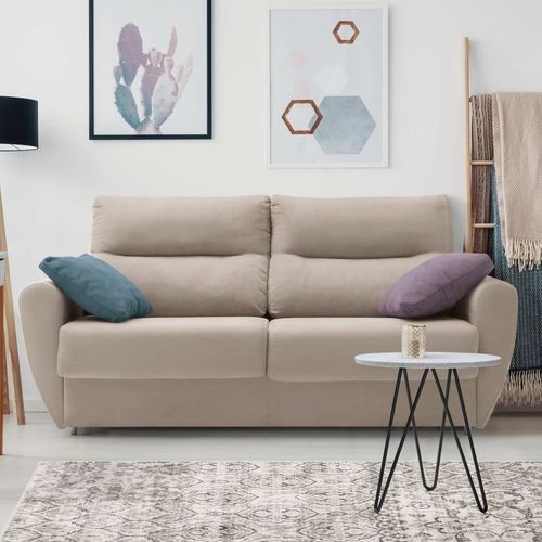 Canapé lit - OMEGA - FRANCEBANON - contemporain / en tissu / avec accoudoirs