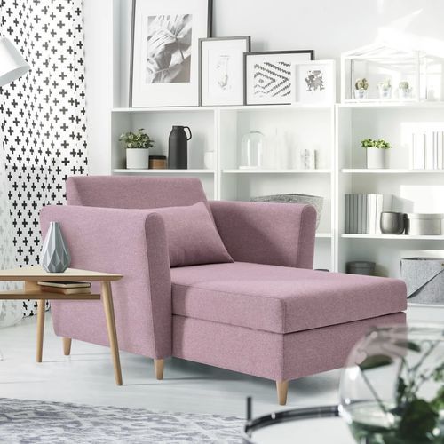 Chaise longue contemporaine - XANEIL - FRANCEBANON - en tissu / en pin / professionnelle
