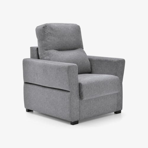 Fauteuil contemporain - GREY - FRANCEBANON - en tissu / en pin / avec coussin amovible