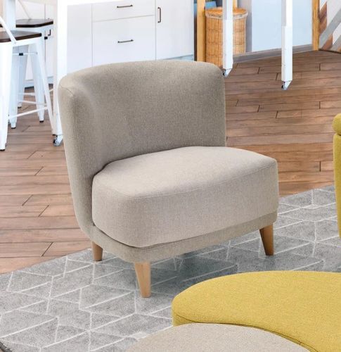 Fauteuil contemporain - ARENAS - FRANCEBANON - en tissu / en pin / avec dossier haut