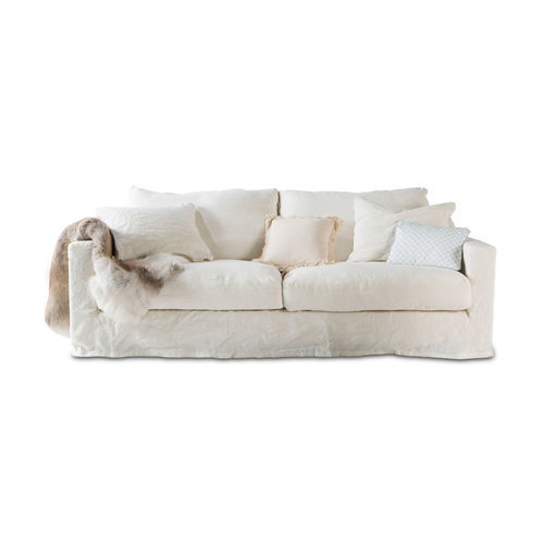 Canapé contemporain - BISCARROSSE - HOME SPIRIT - en tissu / en plumes / déhoussable