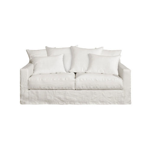 Canapé contemporain - BONDUES - HOME SPIRIT - en lin / avec accoudoirs / avec coussin amovible