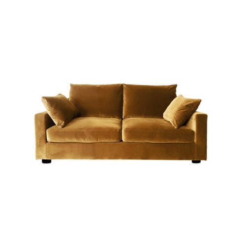 Canapé contemporain - Beausset  - HOME SPIRIT - en tissu / en plumes / marron