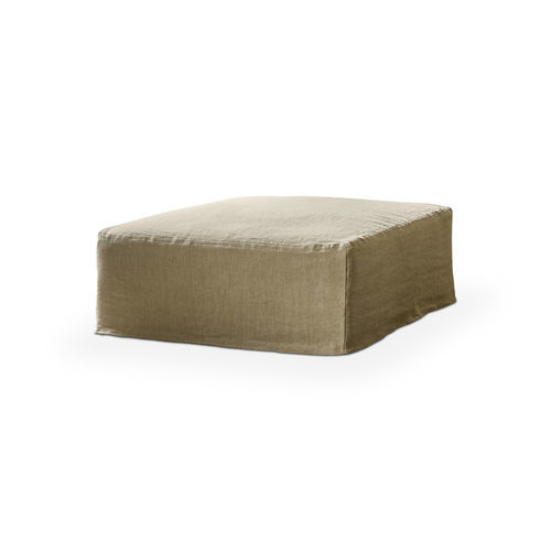 Pouf contemporain - ARLES  - HOME SPIRIT - en tissu / carré / déhoussable