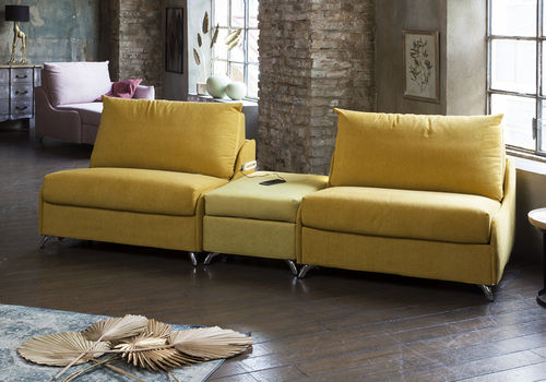 Canapé modulable - SIMBA - CONFORPLUS - lit / contemporain / en tissu
