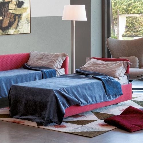 Méridienne contemporaine - SOTTOSOPRA - CONFORPLUS - en tissu / avec accoudoirs / contract