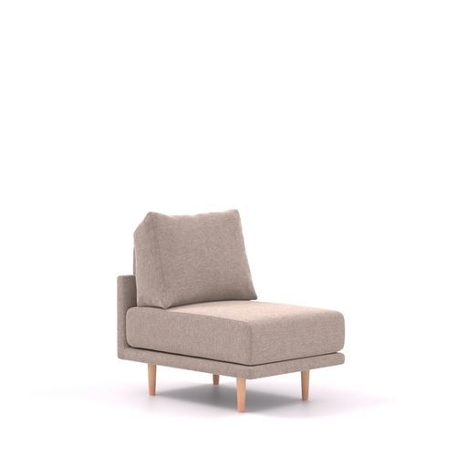 Chauffeuse contemporaine - Clooods - FEYDOM COLLECTIVE LTC - en tissu / en hêtre / en contreplaqué