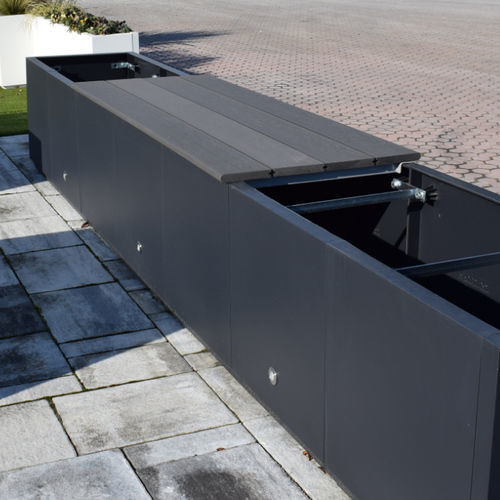 Banc contemporain - COVER - DOMINO Srl - WPC / sans dossier / sans accoudoirs