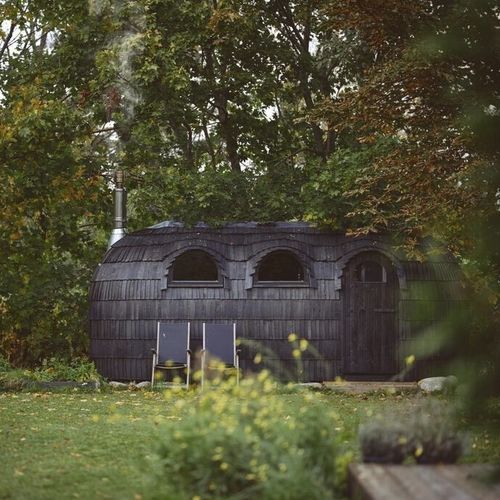 Sauna électrique - TRIPLE IGLUSAUNA - Iglucraft OÜ - pour centre de bien-être / en bois / pour extérieur