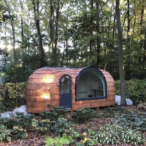 Micro-maison igloo - IGLUOFFICE 1 - Iglucraft OÜ - préfabriquée / contemporaine / en bois