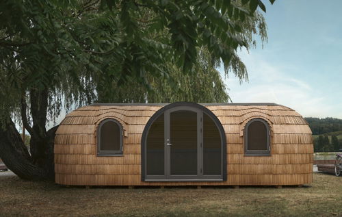 Bâtiment préfabriqué - 3 PANORAMA - Iglucraft OÜ - en bois / ossature bois / pour chambre d'hôtel