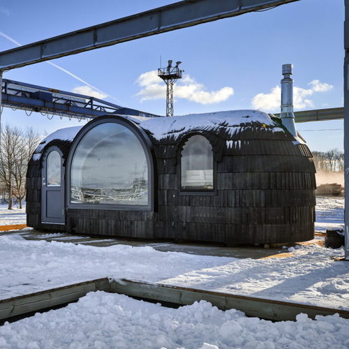 Sauna électrique - PANORAMIC - Iglucraft OÜ - pour centre de bien-être / en bois / pour extérieur