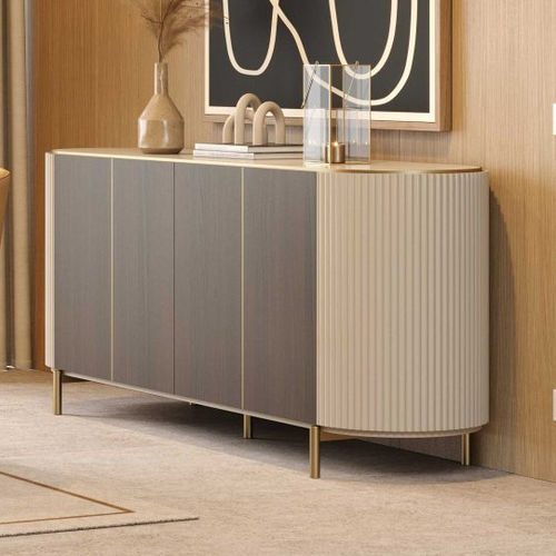 Buffet haut - Club - Stylish Club - contemporain / en placage de bois / en laiton