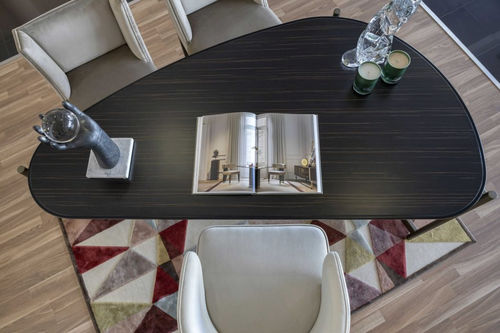 Bureau sur pied - Capri - Stylish Club - contemporain / en placage de bois / en ébène de macassar