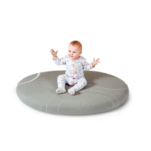 Coussin pour bébé - ISLAND (FOR PLAY AND REST) - Katsu Stones - rond / à motif / résidentiel