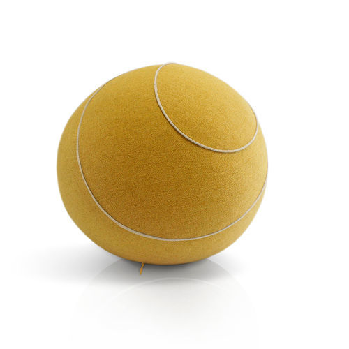 Pouf contemporain - TRUFFLE - Katsu Stones - en laine / rond / fait main