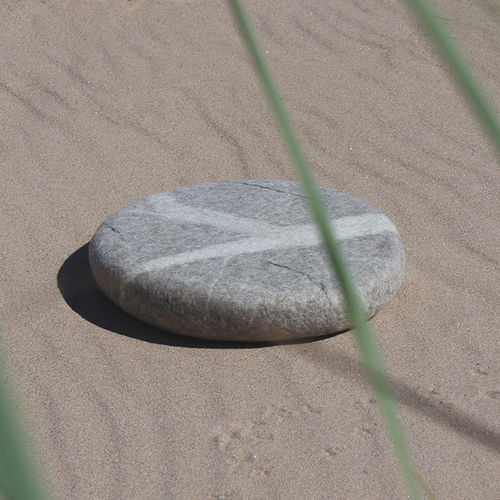 Coussin pour chaise - HAIKU - Katsu Stones - de sol / intérieur / ovale