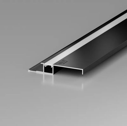 Plinthe grise - TPOS decorative material ltd. - en aluminium / rectangulaire / lumineuse