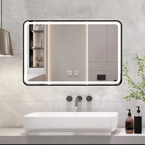 Miroir de salle de bain mural - TPOS decorative material ltd. - professionnel / contemporain / rectangulaire