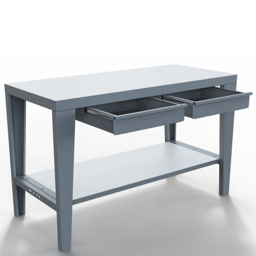 Table de travail contemporaine - Proruper - Unipessoal, Lda - en mélaminé / avec piètement en acier / rectangulaire