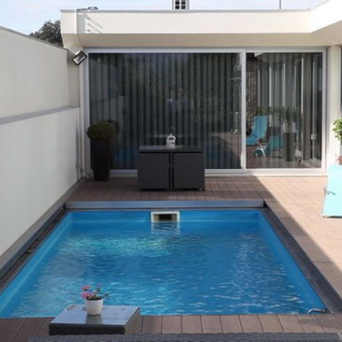 Couverture de piscine coulissante - Proruper - Unipessoal, Lda - à lattes / automatique / manuelle