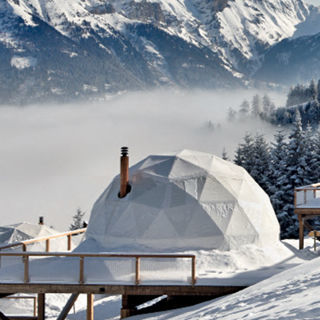 Tente bulle ronde - GEODESIC G-6 - Free Home - en PVC / en acier galvanisé / transparente