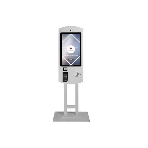 Kiosque interactif pour restaurant - Z-Kiosk - DYMENSION - d'intérieur / au sol / à écran tactile
