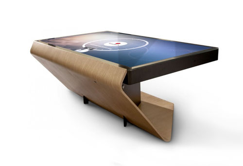 Table basse contemporaine - Katy - DYMENSION - en bois / avec piètement en bois / rectangulaire