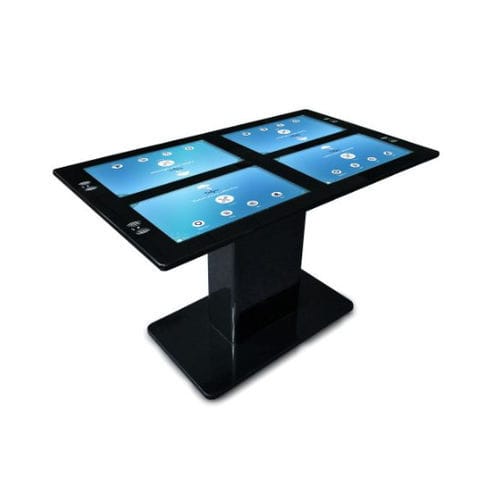 Table pour restaurant - 4x4 - DYMENSION - contemporaine / en métal / avec piètement en métal
